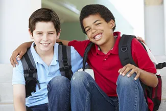2 boys, pre-teen age